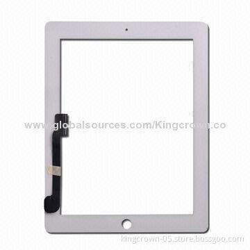 100% New good-quality touch screen digitizer for new iPad/iPad 3, replacement panel
